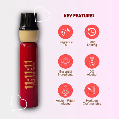 luxury attar oil for men  to attract love, romance and connection. 